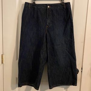 Chico’s Denim Goucho Pants size 2.5